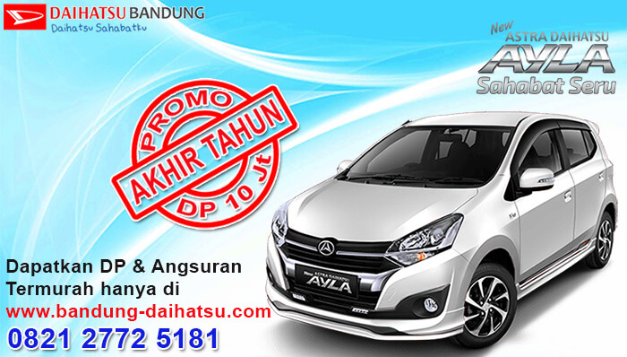 Promo Daihatsu Ayla DP 10 Juta