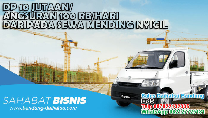 Promo Daihatsu Gran Max DP 10 Jutaan atau Angsuran 100 Ribuan Per Hari